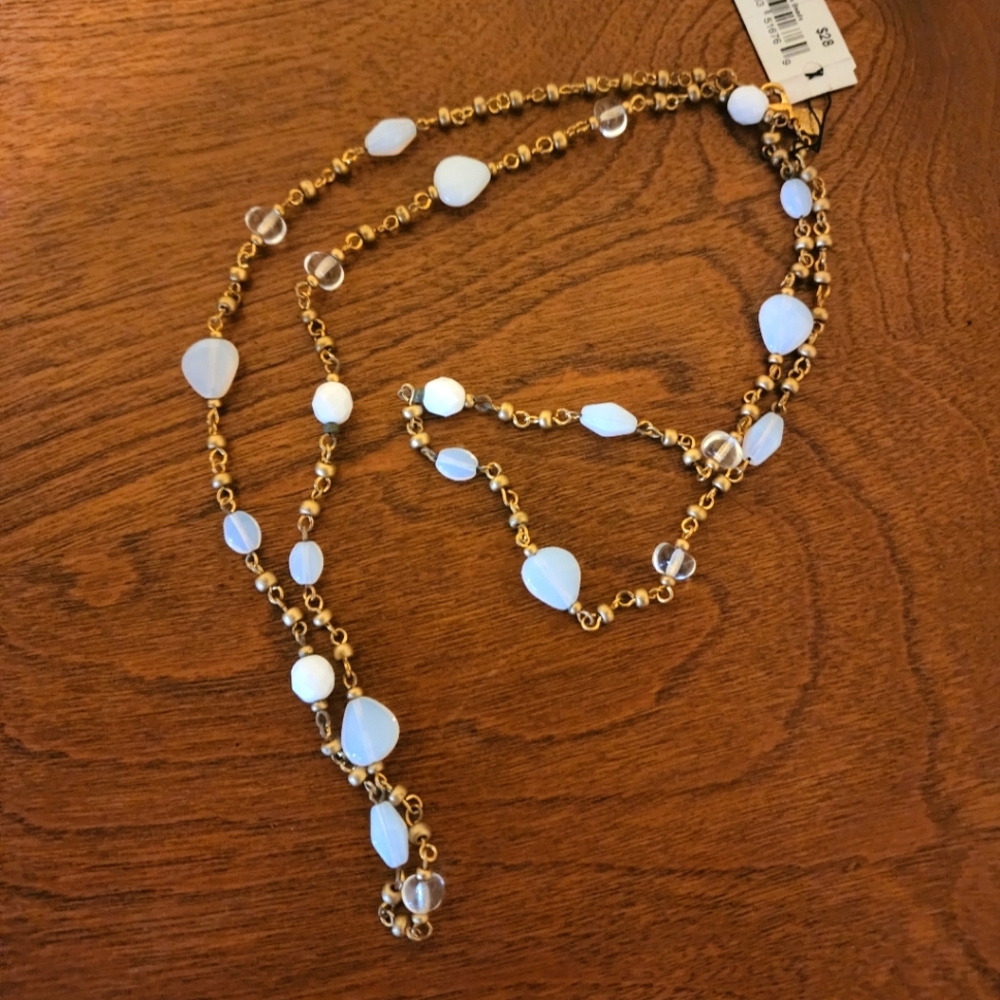 Cookie Lee Gold Glass Bead Necklaces (Two Necklaces included) - Picture 2 of 9